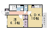 京都市伏見区桃山町下野 2階建 築6年のイメージ