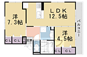 京都市伏見区羽束師志水町 2階建 築9年のイメージ