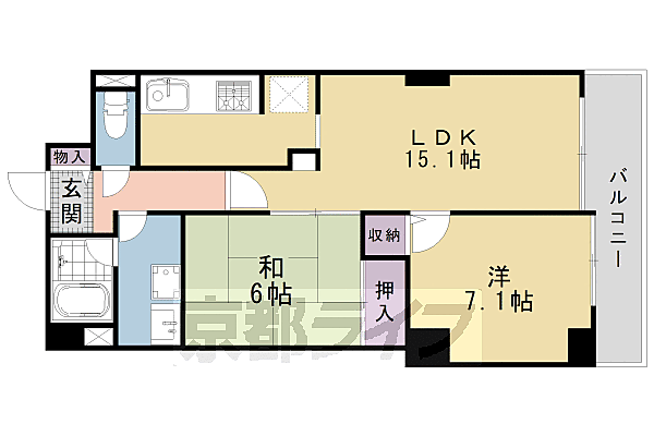 同じ建物の物件間取り写真 - ID:226064753568