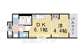 間取図画像 1DK