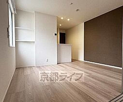 京阪本線 丹波橋駅 徒歩3分の賃貸アパート 2階1LDKのリビング/ダイニング