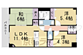 二条聚楽町アーバンコンフォート3階14.0万円