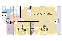 ＥＸＣＥＥＤ二条高倉 4階2LDKの間取り