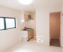 京都地下鉄東西線 東野駅 徒歩10分の賃貸アパート 2階1LDKのリビング/ダイニング