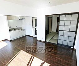 阪急京都本線 長岡天神駅 徒歩17分の賃貸アパート 2階1LDKのリビング/ダイニング