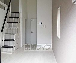 京都地下鉄東西線 石田駅 徒歩8分の賃貸アパート 1階1Kのリビング/ダイニング