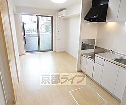 京都地下鉄東西線 六地蔵駅 徒歩13分の賃貸アパート 1階1DKのリビング/ダイニング