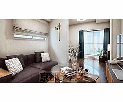 エステムコート京都祥邸 1018 10階2Kのリビング/ダイニング