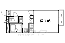 レオパレスＨＭ 2階1Kの間取り