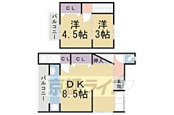 中久世二丁目貸家 東2