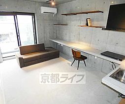 京阪本線 藤森駅 徒歩5分の賃貸マンション 2階ワンルームのリビング/ダイニング