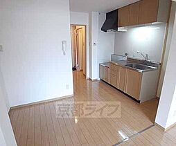 京都地下鉄東西線 東野駅 徒歩8分の賃貸マンション 1階1DKのリビング/ダイニング