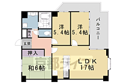 シャリマー五条 3階