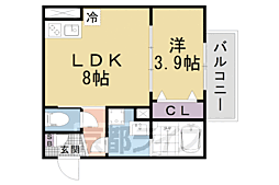 京都地下鉄東西線 椥辻駅 徒歩13分 2階/-