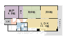 丸万ビル 2SLDKの間取図画像