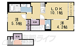 リントゥコト 2LDKの間取図画像