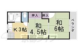 北山田荘 2階/203