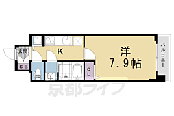 ファステート京都洛南エリーゼ 1Kの間取図画像