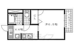 ラ・フェール大久保 1Kの間取図画像