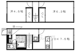 レオパレスヴィラパルク弐番館 1階/104