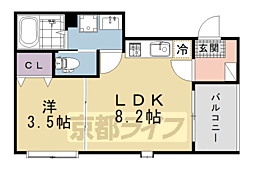 ザ ウズマサ 1LDKの間取図画像