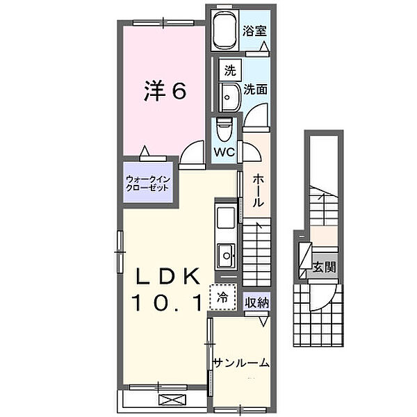 同じ建物の物件間取り写真 - ID:208009177931