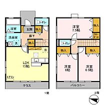 アルファタウン天王台 F105 ｜ 千葉県我孫子市天王台4丁目13-19(A)、7(B)、6(C)、14-16(D)、17（賃貸アパート3LDK・1階・89.09㎡） その2