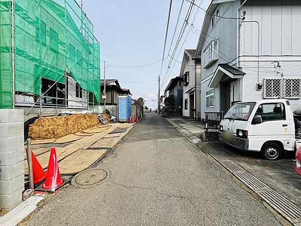 車通りの少ない閑静な住宅地です