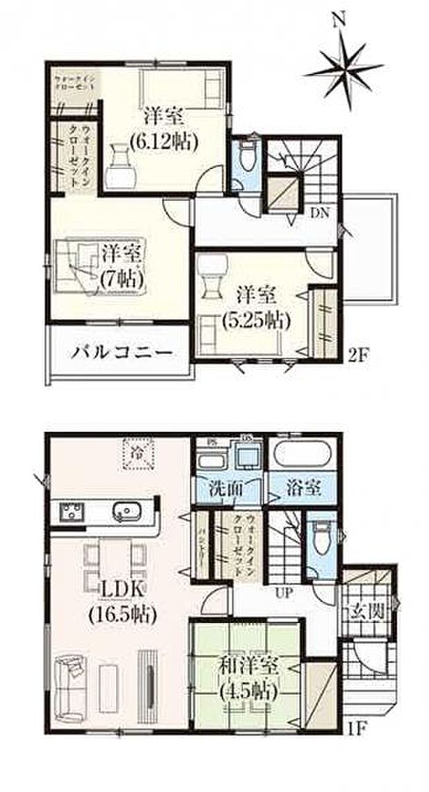 〇1号棟間取図〇