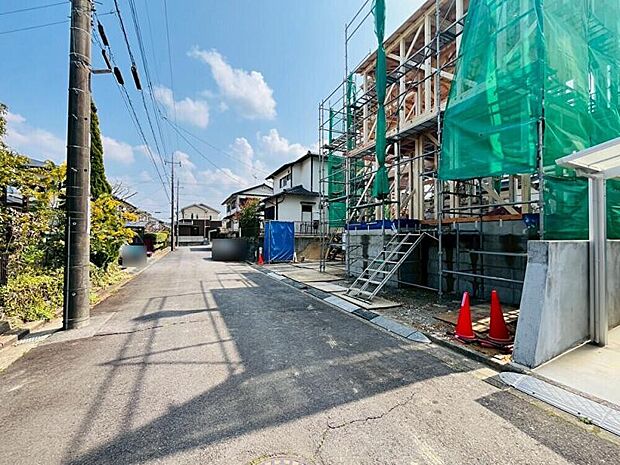 車通りの少ない閑静な住宅地です