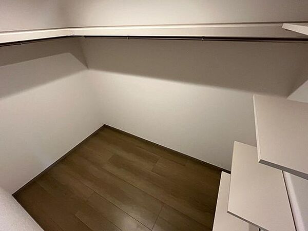 しまう力が違う大型ウォークインクローゼット