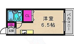 ハイツ藤 ワンルームの間取図画像