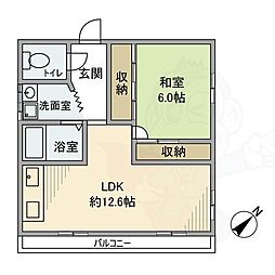 間取図画像 1LDK