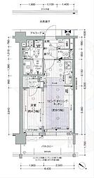 プレサンスロジェ京都西大路 1LDKの間取図画像