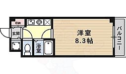 ブランベージュ桂 1Kの間取図画像