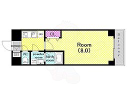 エスリード京都吉祥院 1Kの間取図画像