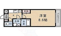 メゾン・ホープ 1Kの間取図画像