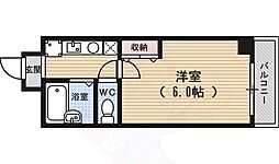 マイア松本 1Kの間取図画像
