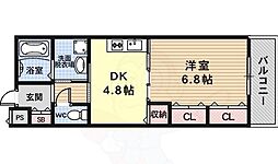 マ・リッチ西院 1DKの間取図画像