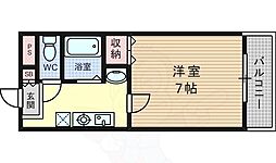 ウッドリーム木香館 1Kの間取図画像