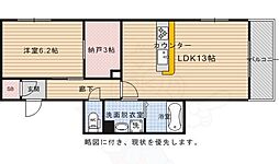 SatisVita 1SLDKの間取図画像