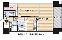 プレサンス京都西院 1LDKの間取図画像