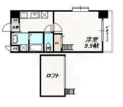 メゾン・グレイス 1Kの間取図画像