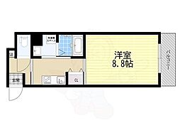 ファブリカ六条 1Kの間取図画像