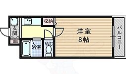 フルートファル・シード 1Kの間取図画像