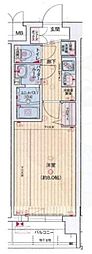 ソルテラス嵯峨嵐山 1Kの間取図画像