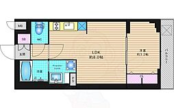 ソルテラス京都東寺HOMARE 1LDKの間取図画像
