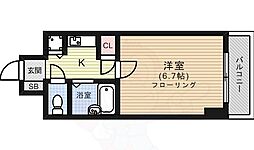 リーガル京都西陣 1Kの間取図画像