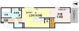 GRAMM殿城 1LDKの間取図画像