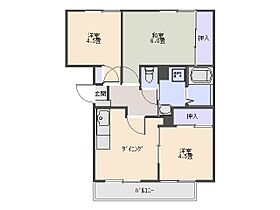 グランソレイユ 202 ｜ 埼玉県入間市大字下藤沢4-19-1（賃貸マンション3DK・2階・55.83㎡） その2